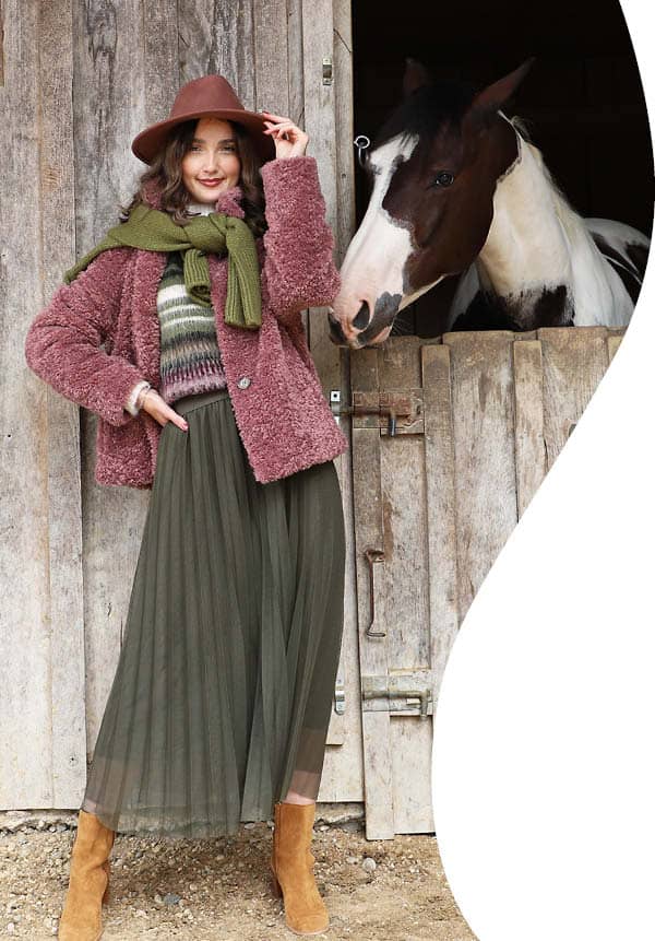 Model im New Country Look