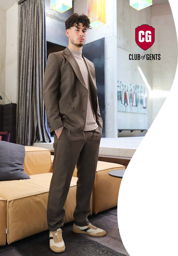 3_Outfit_Marlon Club of Gents - Anzug braun