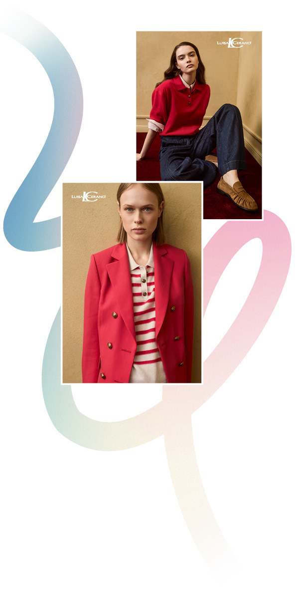 First Look - LuisaCerano - Rot - Streifen - Athletic chic