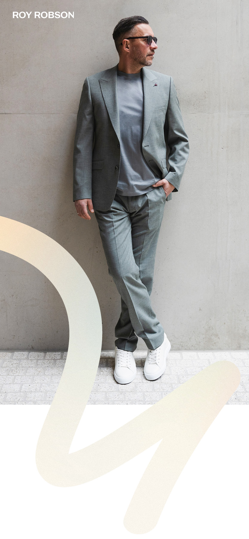 Cozy Tailoring - Mann im hellen Anzug