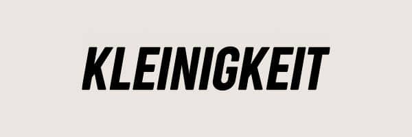 KLEINIGKEIT